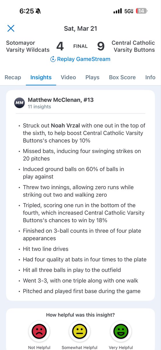 d1_matthew02's tweet photo. Wrapped up pre-district play this weekend.  3 for 3 at the plate, 1-3B, 2-1B, 2 RBI’s.  Got 2 innings of work on the mound, 2IP, 2K’s, 0H, 0R.  District play starts this week.  @NoeRuizjr @CorpusBaseball https://t.co/9hf2leSn9q