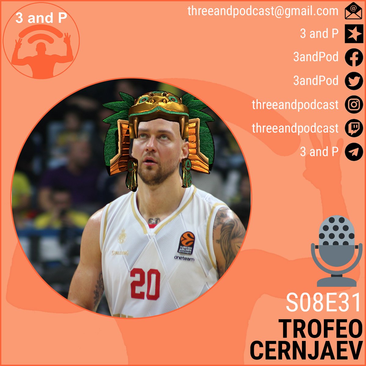 3andPod's tweet photo. 🎙️| S08E31 | TRGEO CERNJAEV
Abbiamo dato i numeri a sto giro.
SCALETTA
🏀Preoccupazione rating (2:20)
🏀Partite da vedere (2:13:01)

🔗| https://t.co/drevZPDMJ0 https://t.co/lSGYmb0Iyh