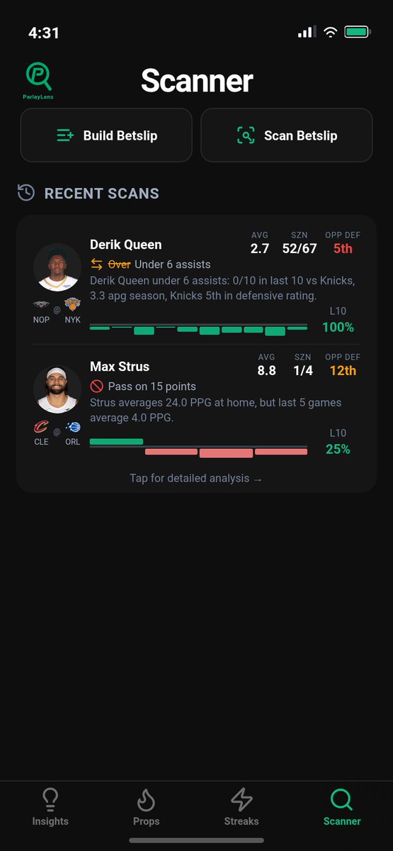 ParlayLens tweet media