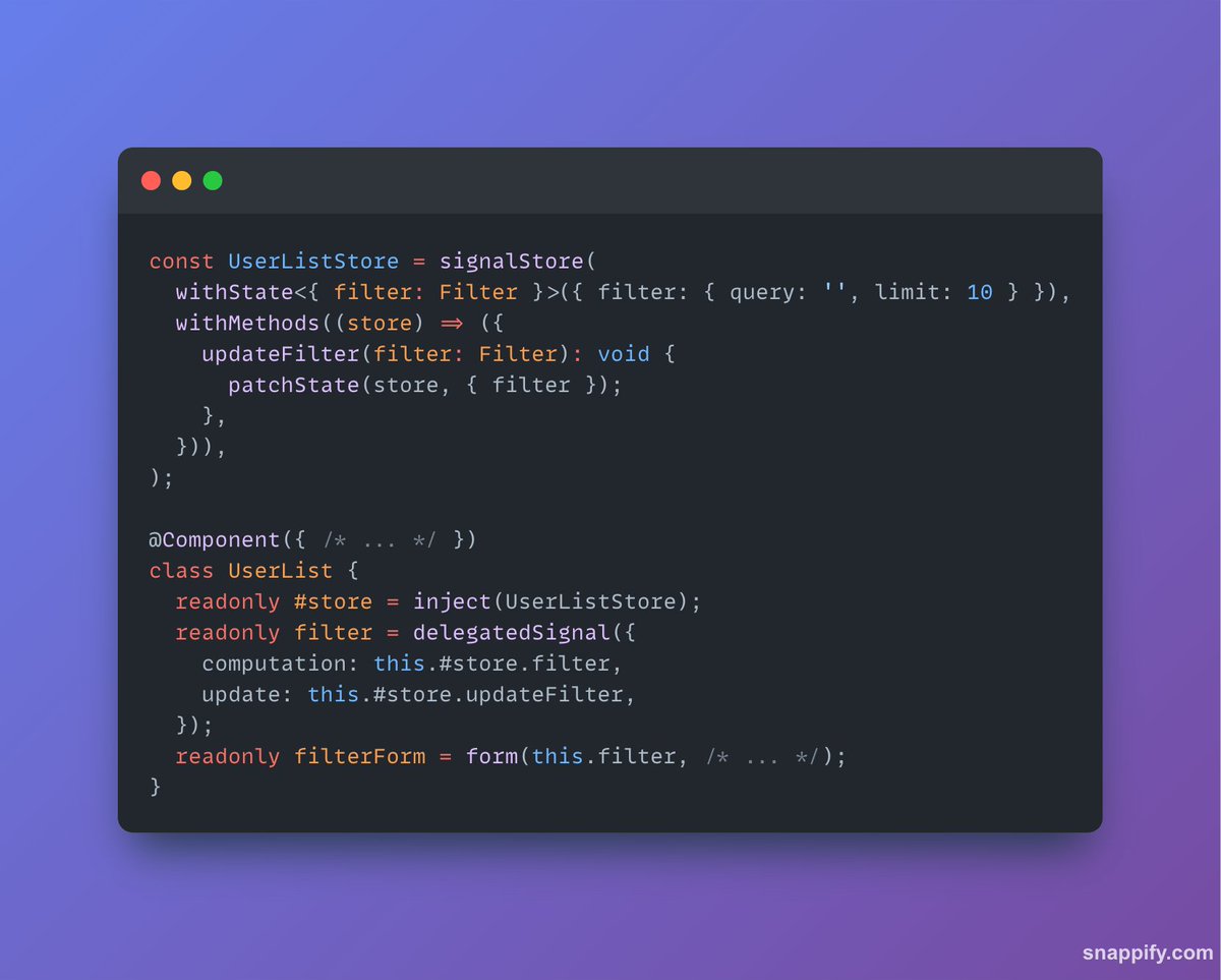 MarkoStDev's tweet image. Two new RFCs recently landed for the @ngrx_io Signals package:

- Resource Extensions: github.com/ngrx/platform/…
- DelegatedSignal: github.com/ngrx/platform/…

Feedback is welcome and appreciated!

#NgRx #Angular