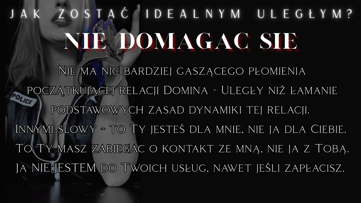 SpoilElza's tweet photo. 🇵🇱Jak zostac dobrym uległym? Jak w końcu zacząć wyjątkową relację z ta wymarzoną Panią? 
To nic złego, że nie wiesz. Przeczytaj, a jak nie zrozumiesz...zawsze mozesz poprosić o filmik. https://t.co/MLBTjzOdUV