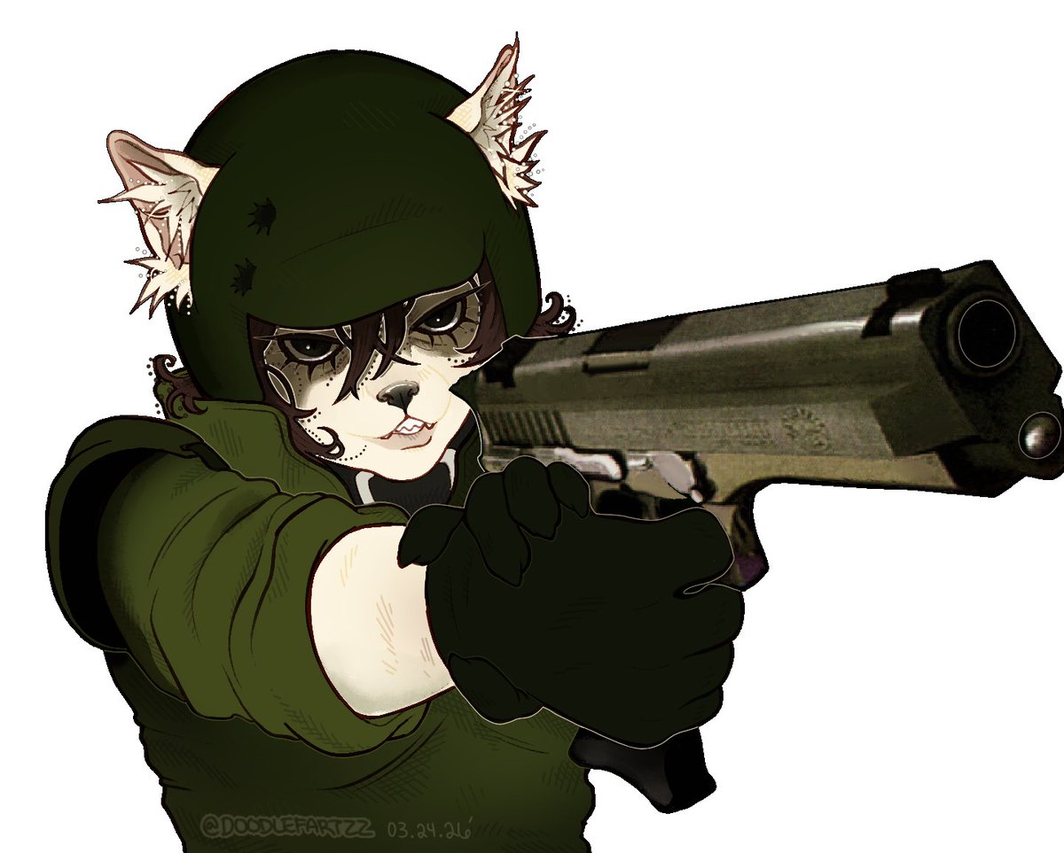 Look at this GORGEOUS commission I got from <a href="/doodlefartzz/">Kittie 🐾 // REQUESTS OPEN</a> 😭🖤 one of my favorite albums of all time + one of my favorite artists of all time!!