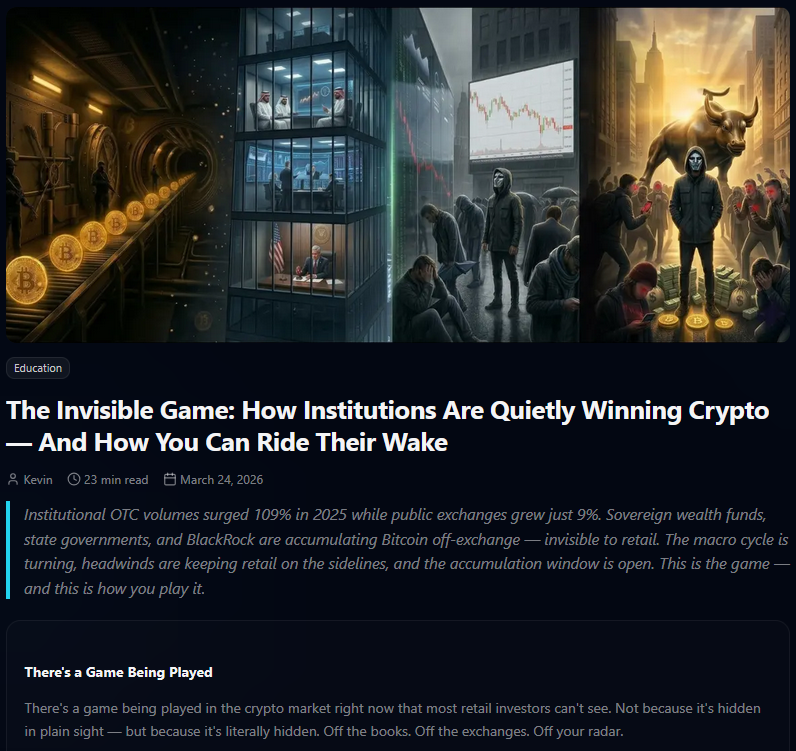 AlphaFactoryX's tweet photo. While retail traders watch the charts and sit on their hands, institutions are playing a completely different game — and the data proves it. Discover what Alpha Factory just uncovered about the invisible accumulation reshaping crypto.

https://t.co/90a8Kgdes5 https://t.co/DVoi2Wv3rV