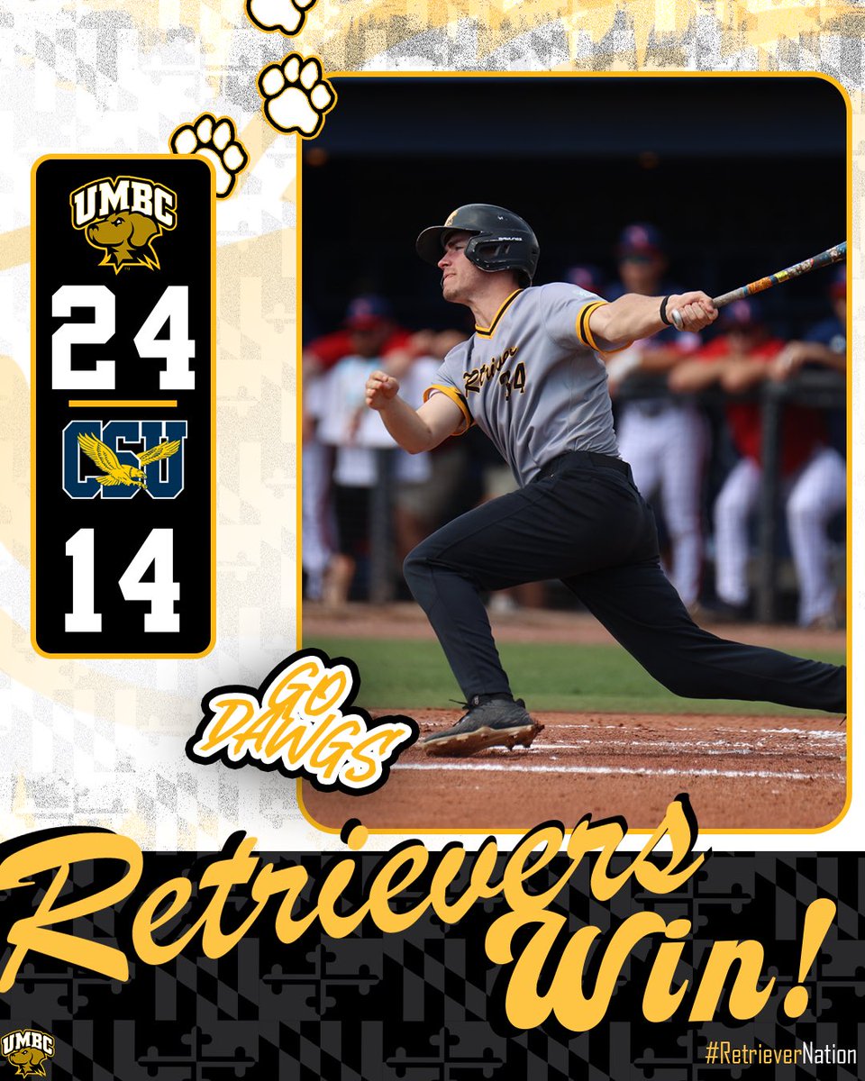 umbcbaseball's tweet photo. Dawgs win with three TDs and a field goal!

#RetrieverNation https://t.co/eQ375TdN9U