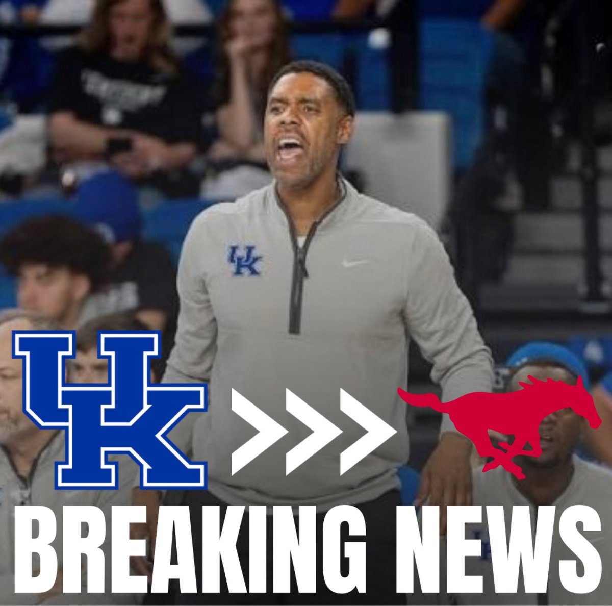 hardwoodintel's tweet photo. BREAKING: Kentucky assistant coach Jason Hart is taking the AHC role at SMU per multiple sources. Hart replaces Chris Capko who recently became the Head Coach at Ball State. Hart brings a ton of experience as he was the G League Ignite Head Coach from 2021-2024. https://t.co/dQgr2uYUYX