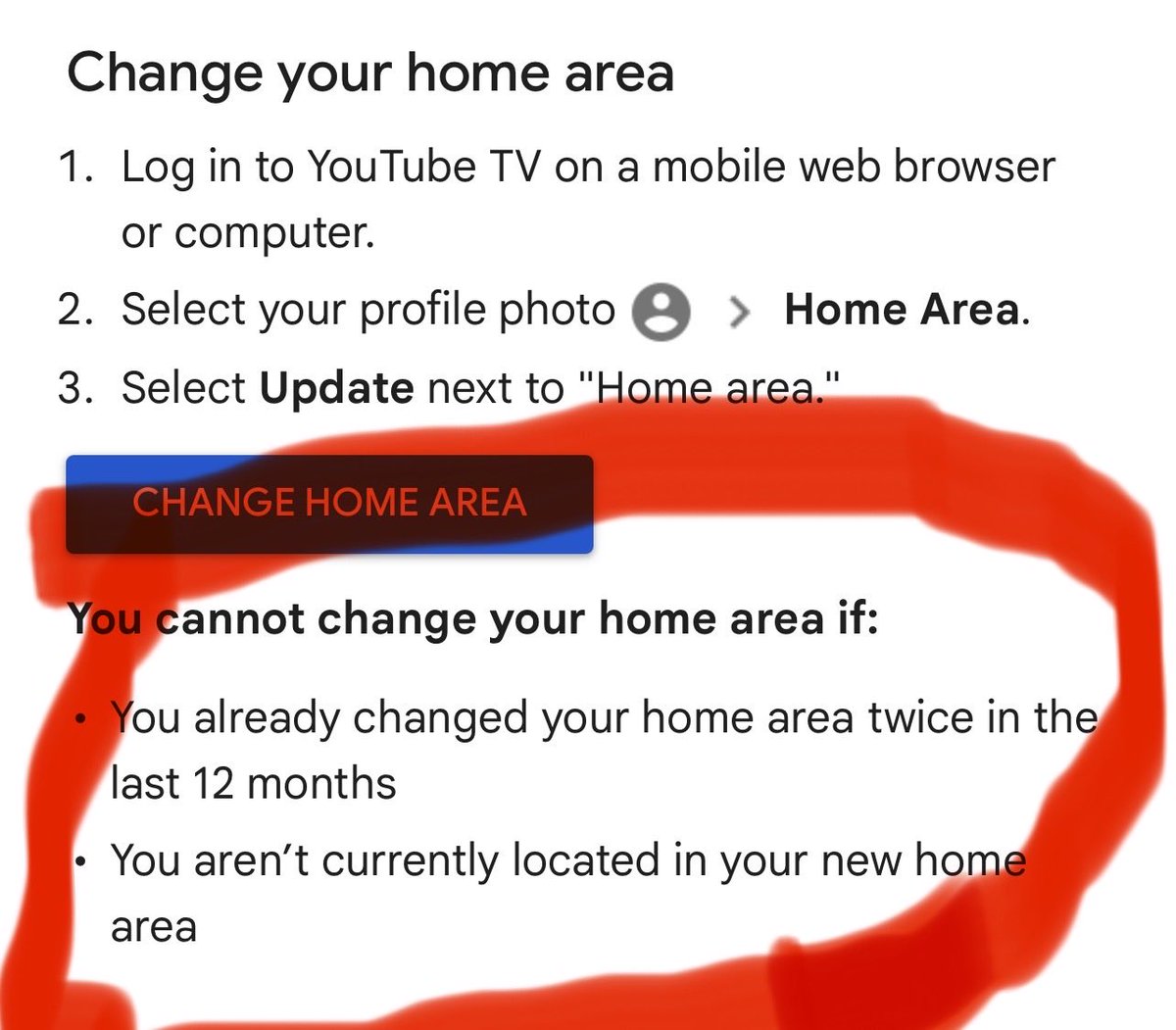 kschoudel's tweet photo. @TeamYouTube It’s says I can’t update my home location 
I am in my new home location https://t.co/HMtkK5PbJj