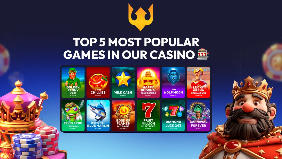 spinrise_games's tweet photo. Top slots on SpinRise right now! 🎰

These are the games players keep coming back to:

1. Golden Penny x1000. Classic feel, massive multiplier. Playson delivered.
2. 3 Hot Chillies. Simple, spicy, does not stop paying. Booongo at its best.
3. Wild Cash. BGaming title that lives up to the name.
4. Happy Buddha: Bonus Combo. Bonus round hits hard. Players love it for a reason.
5. Lady Wolf Moon. BGaming again. Consistent, high volatility, real wins.

Tell us which one you are spinning today.