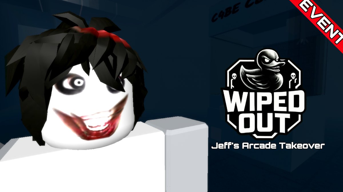 Wearec4ee's tweet photo. WIPED OUT EVENT:
Jeff has taken over the arcade.. Find the 3 new ducks, but watch your back..

https://t.co/j2ikLuYgT7 https://t.co/hO40O3rwY9