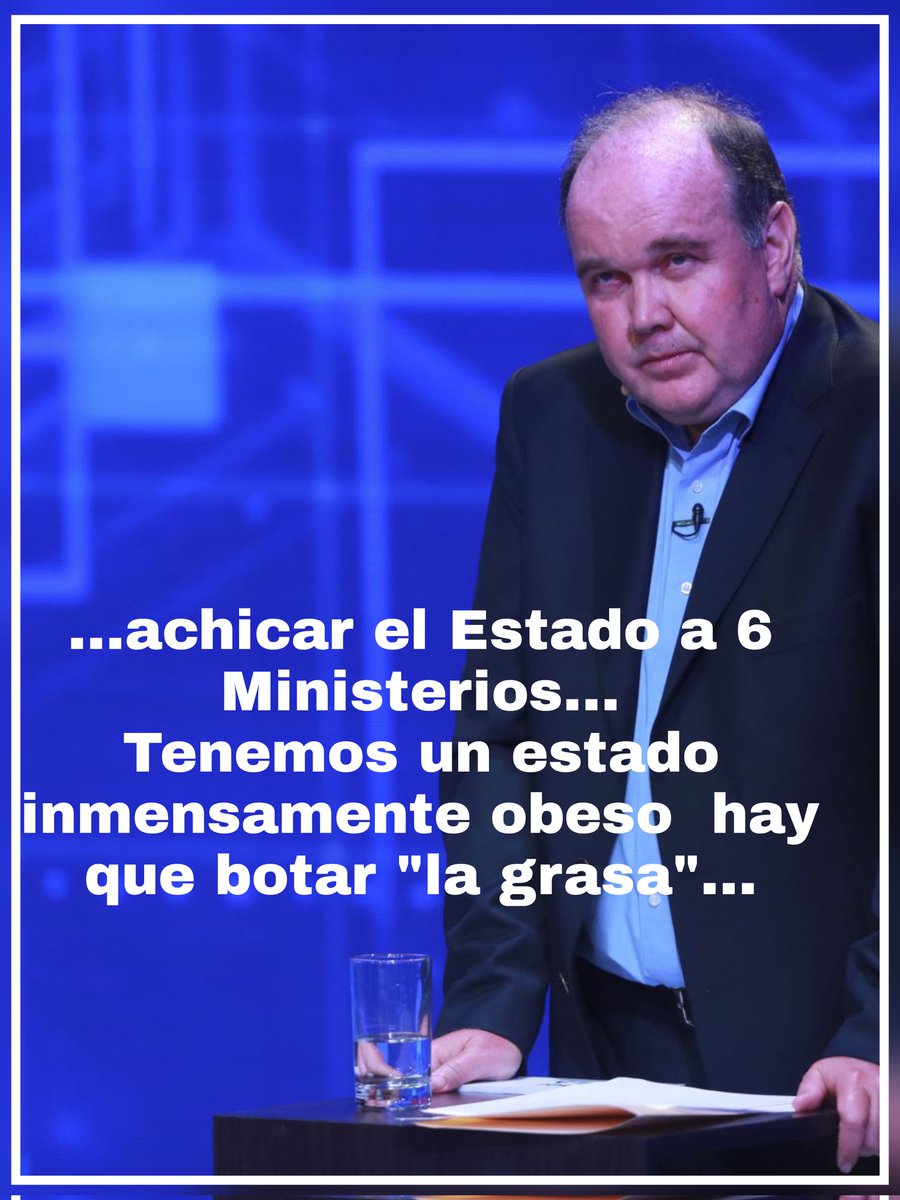 En la Estructura del Estado 
🐷RAFAEL LOPEZ ALIAGA 🐷
tiene las cosas bien claras;reducir a 6 Ministerios reducir el gasto público "eliminar la grasa"

🩵 RAFAEL LÓPEZ ALIAGA 🩵 
              Presidente 2026
              En Primera Vuelta 
            🐷🐷💧🩵🩵💧🐷🐷
