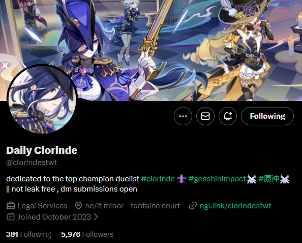 daily hoyo daily tweet media