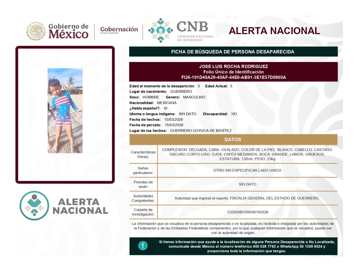 Alerta Amber tweet media