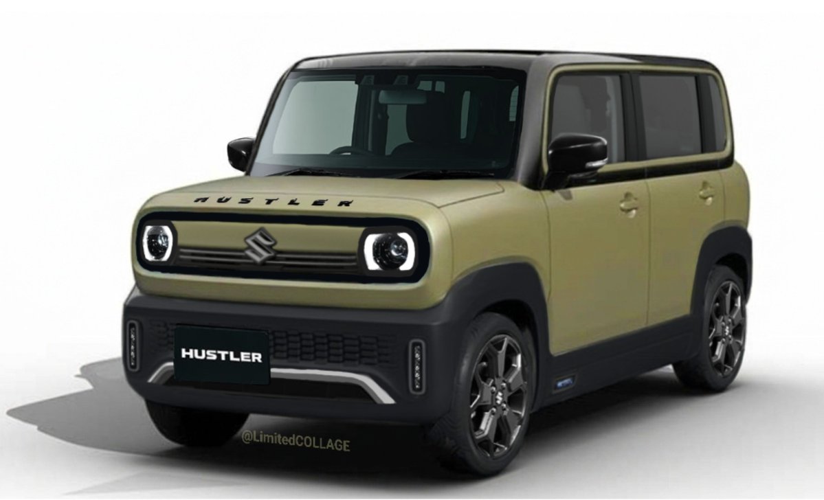 LimitedCOLLAGE's tweet photo. #カーコラ　#新車予想　#スズキ　#ハスラー
フルモデルチェンジ版・ハスラーを大胆予想！
クロスビー譲りの上質さと今までのハスラーがもつカジュアルさの両立を模索してみました。 https://t.co/kteiaMkxUe