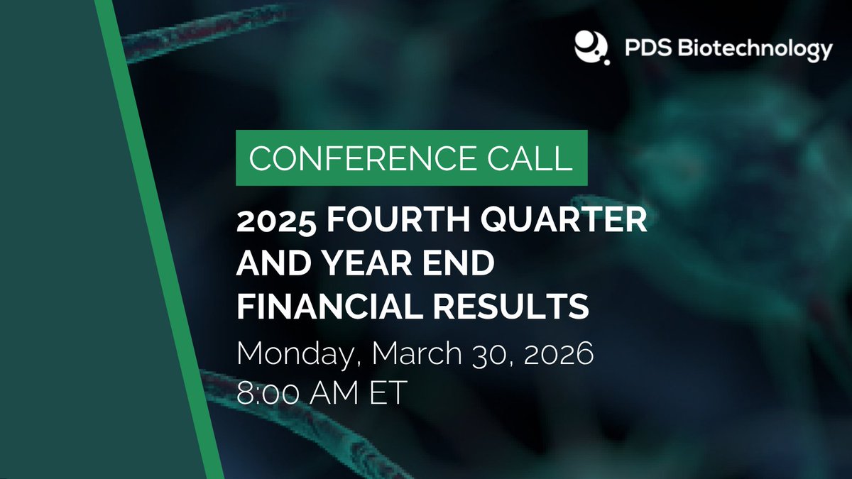 PDS Biotechnology tweet media