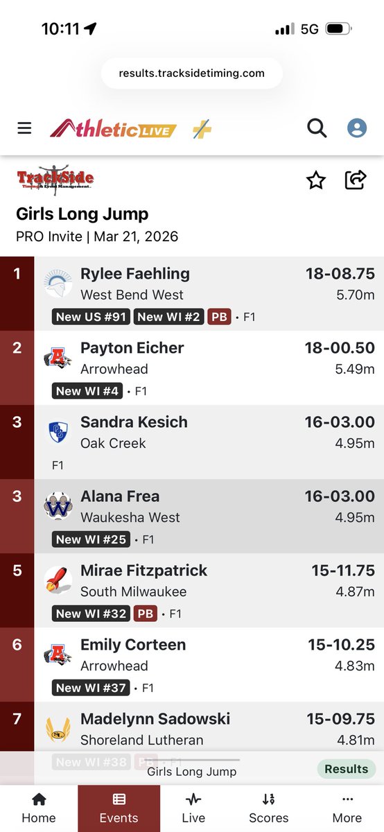 Alana Frea 2028 tweet media