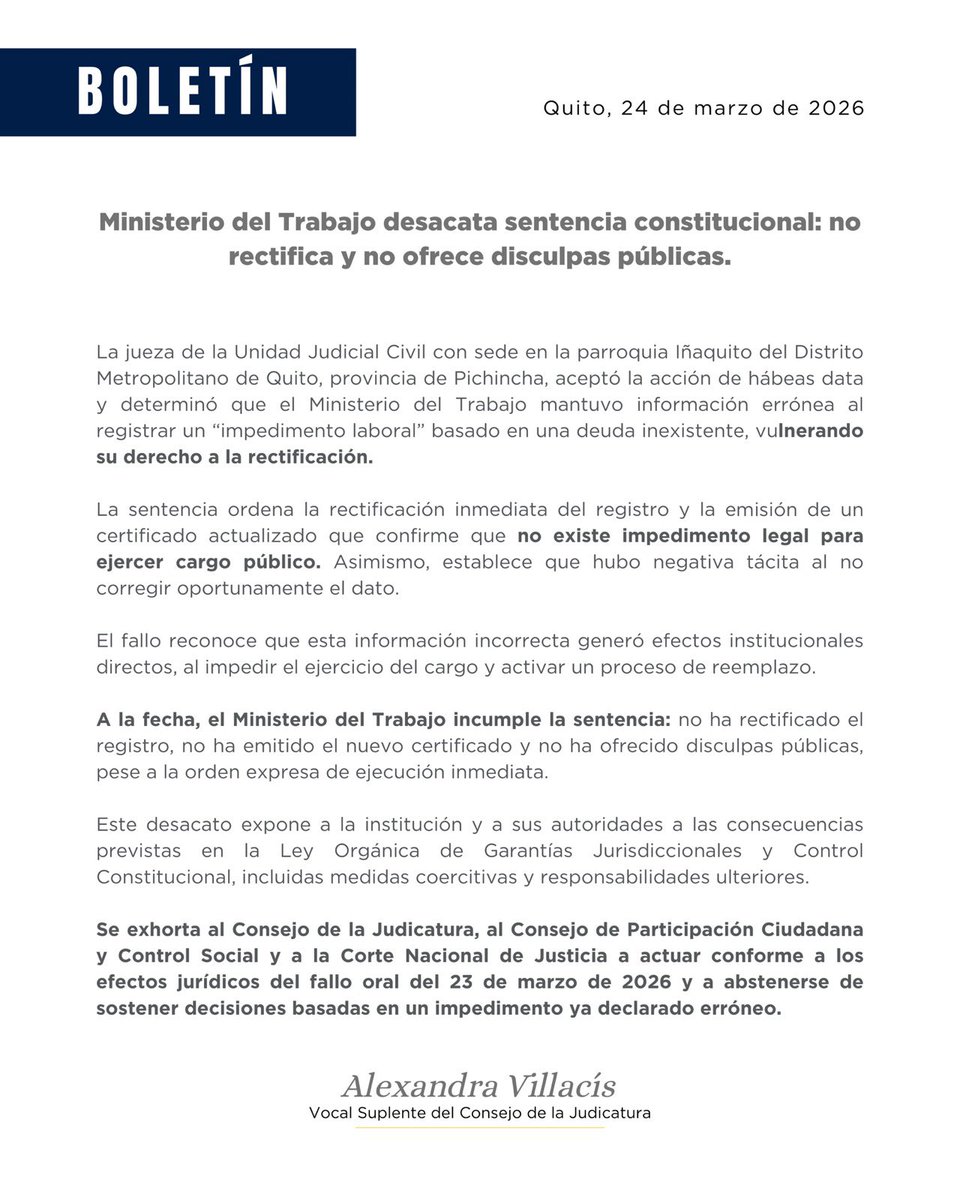 Alexandra Villacís Parada tweet media