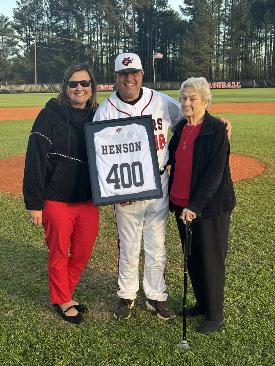 Congratulations to Coach Travis Henson on earning his 400th career varsity win — an incredible accomplishment that speaks to years of dedication, leadership, and success on the field.

Go Tigers! #HearUsROAR <a href="/AshleyCWardlaw/">Ashley C. Wardlaw</a> <a href="/CoachAb24/">J.C. Austin Abercrombie</a>