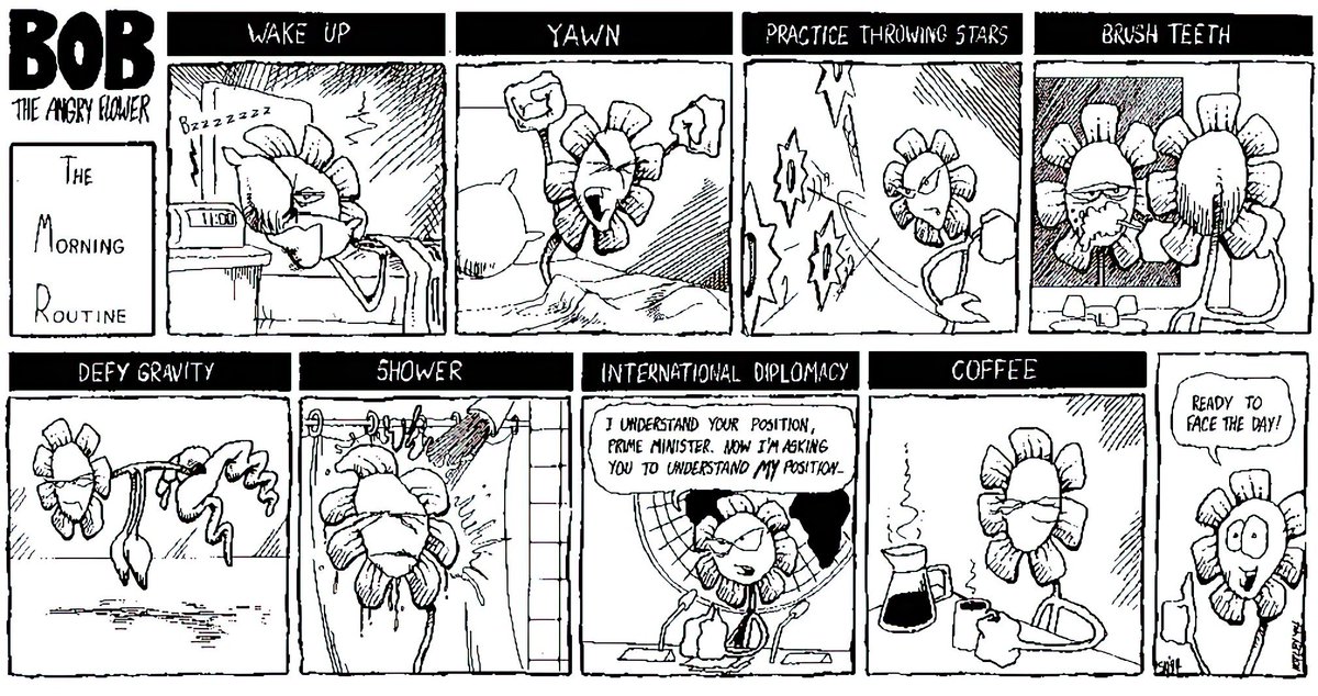 (Hopefully) daily Bob the angry flower panels tweet media