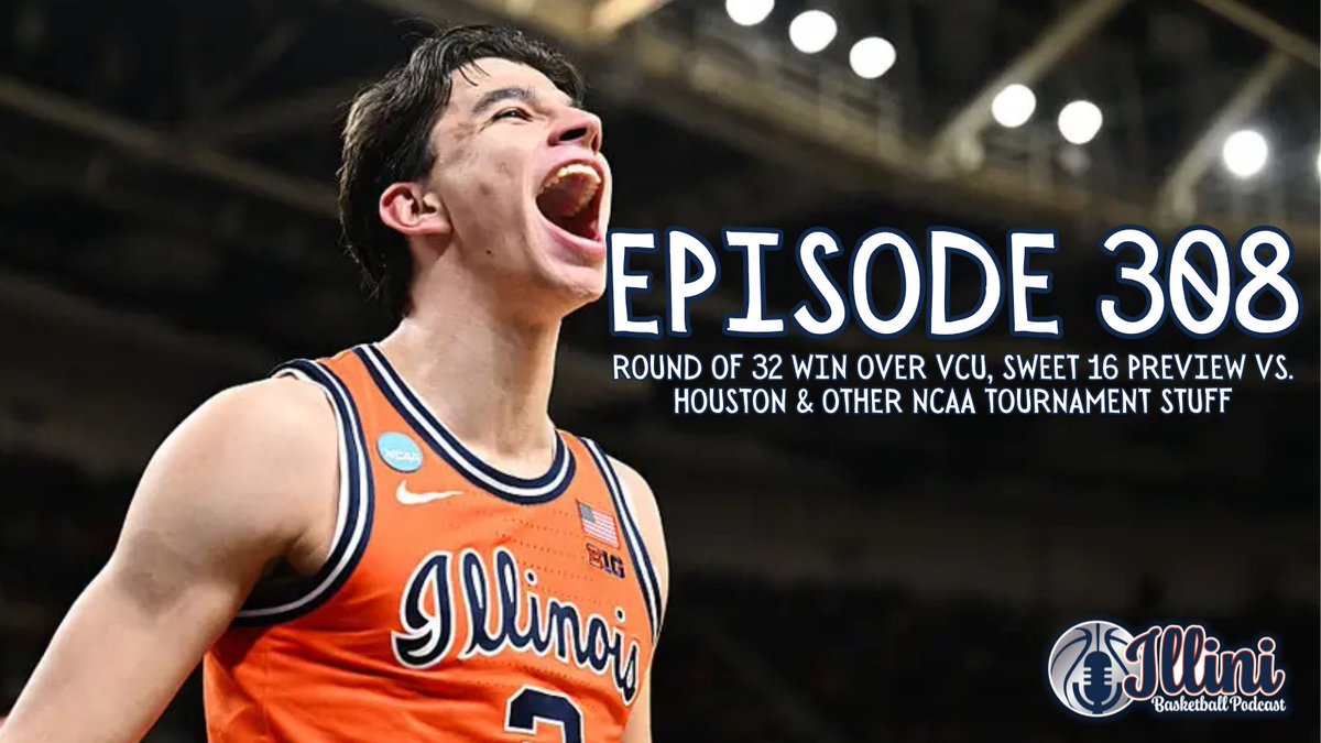 PodcastIllini's tweet photo. Ep. 308 is posted! #Illini

🟠Sweet 16 Preview vs. Houston (2)
🔵Other NCAA Tournament Stuff

https://t.co/gC1P6uHwKI https://t.co/l7dkxmusLV
