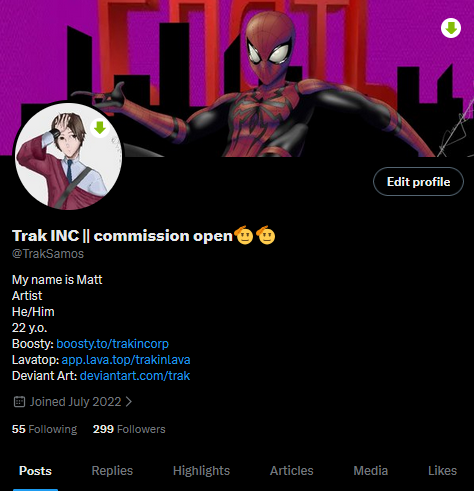 Trak INC || commission open🫡🫡 tweet media
