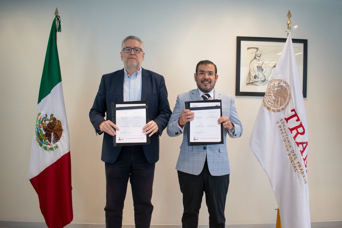 La seguridad y la salud en el trabajo son derechos de todas y todos. 🛡️A través del nuevo convenio con Nuevo León, reforzamos la vigilancia de las normas de seguridad e higiene en los centros laborales. 
Inspecciones más eficaces para garantizar tu integridad. #TrabajoDigno