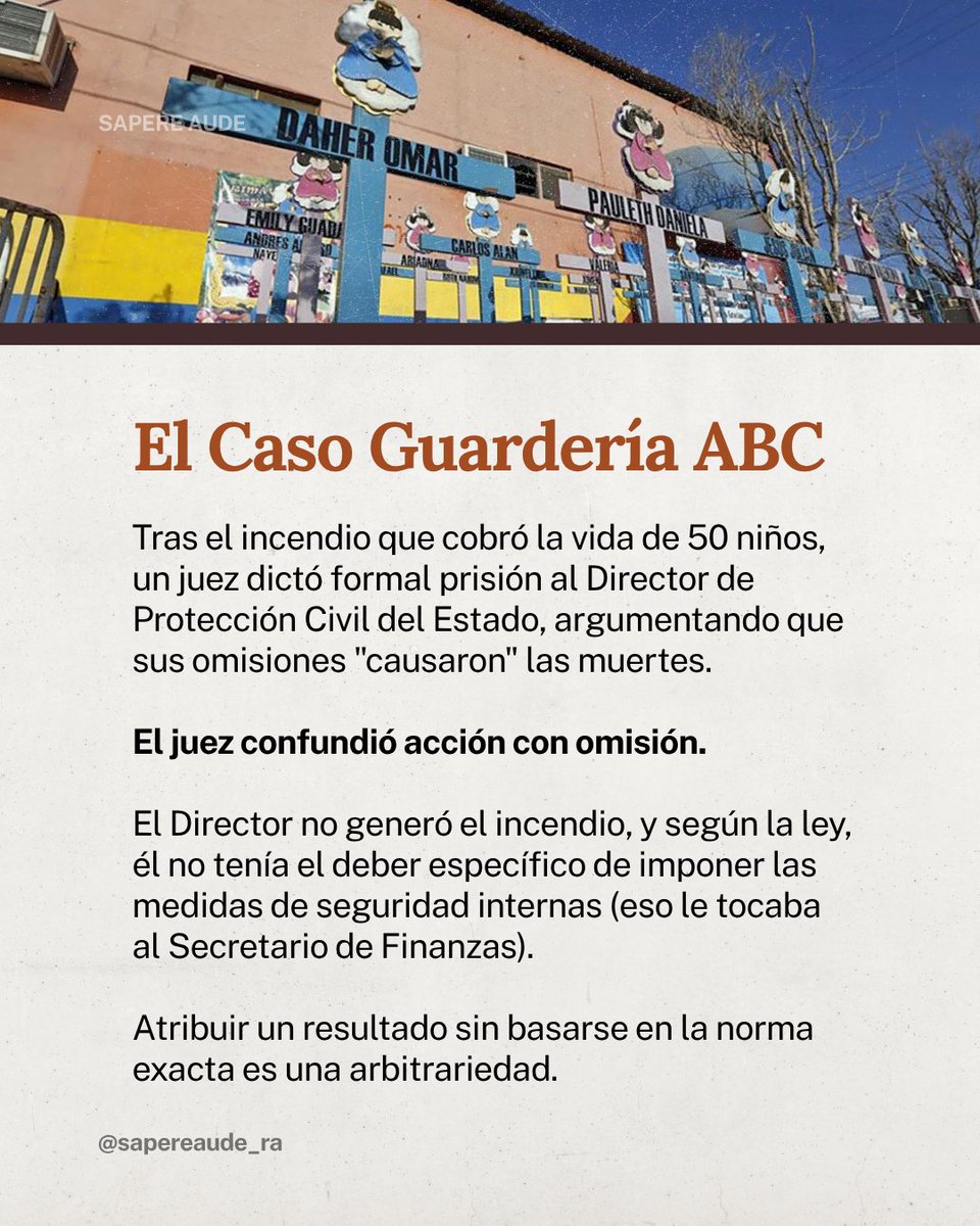 ⚖️La imputación normativa no es lujo académico: evita condenar a un chivo expiatorio. 

En sesión, el Dr. <a href="/EDiazAranda/">Enrique Díaz-Aranda</a> explicó que no basta “debiste evitarlo”: debe existir deber de garante.

¿Dominas esta distinción en defensa?

#TeoriaDelDelito #DogmaticaPenal #SapereAude