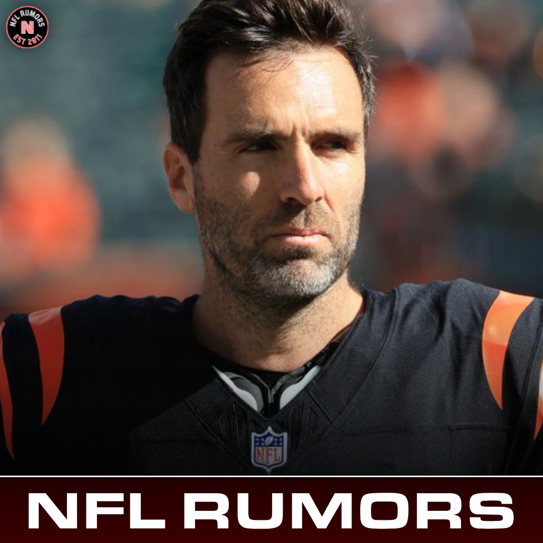 nflrums's tweet image. BREAKING: The #Bengals are re-signing veteran QB Joe Flacco to a 1-year deal.   The 41-year-old Flacco is back for a 19th #NFL season