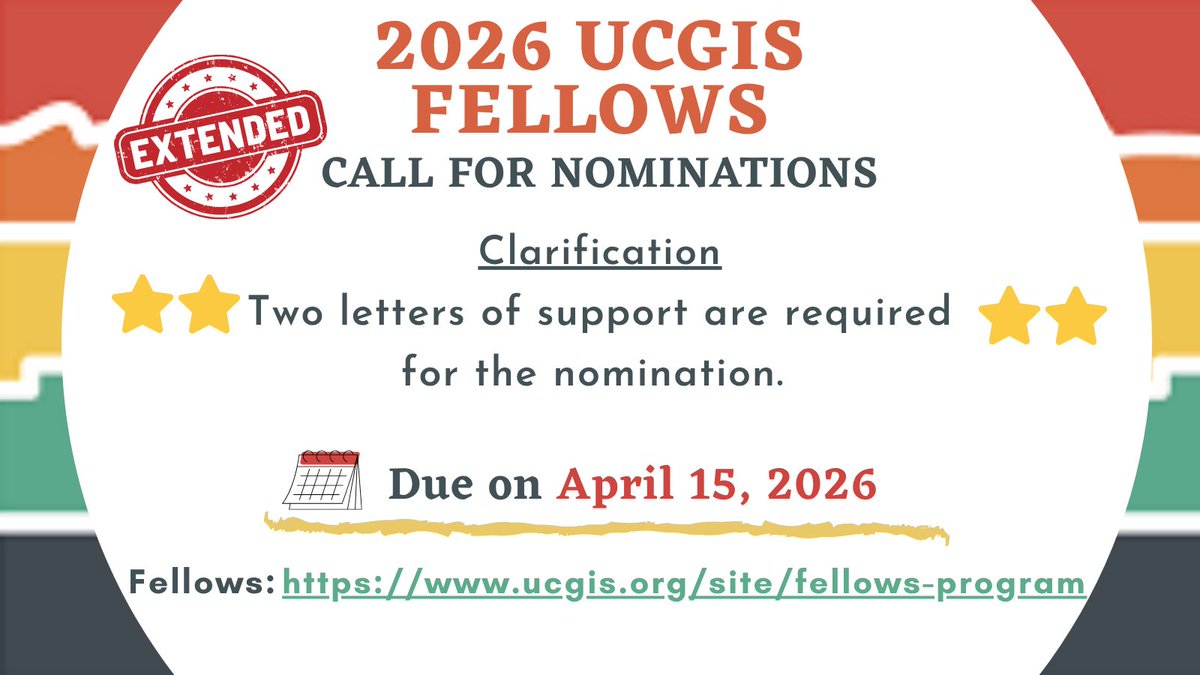 UCGIS tweet media