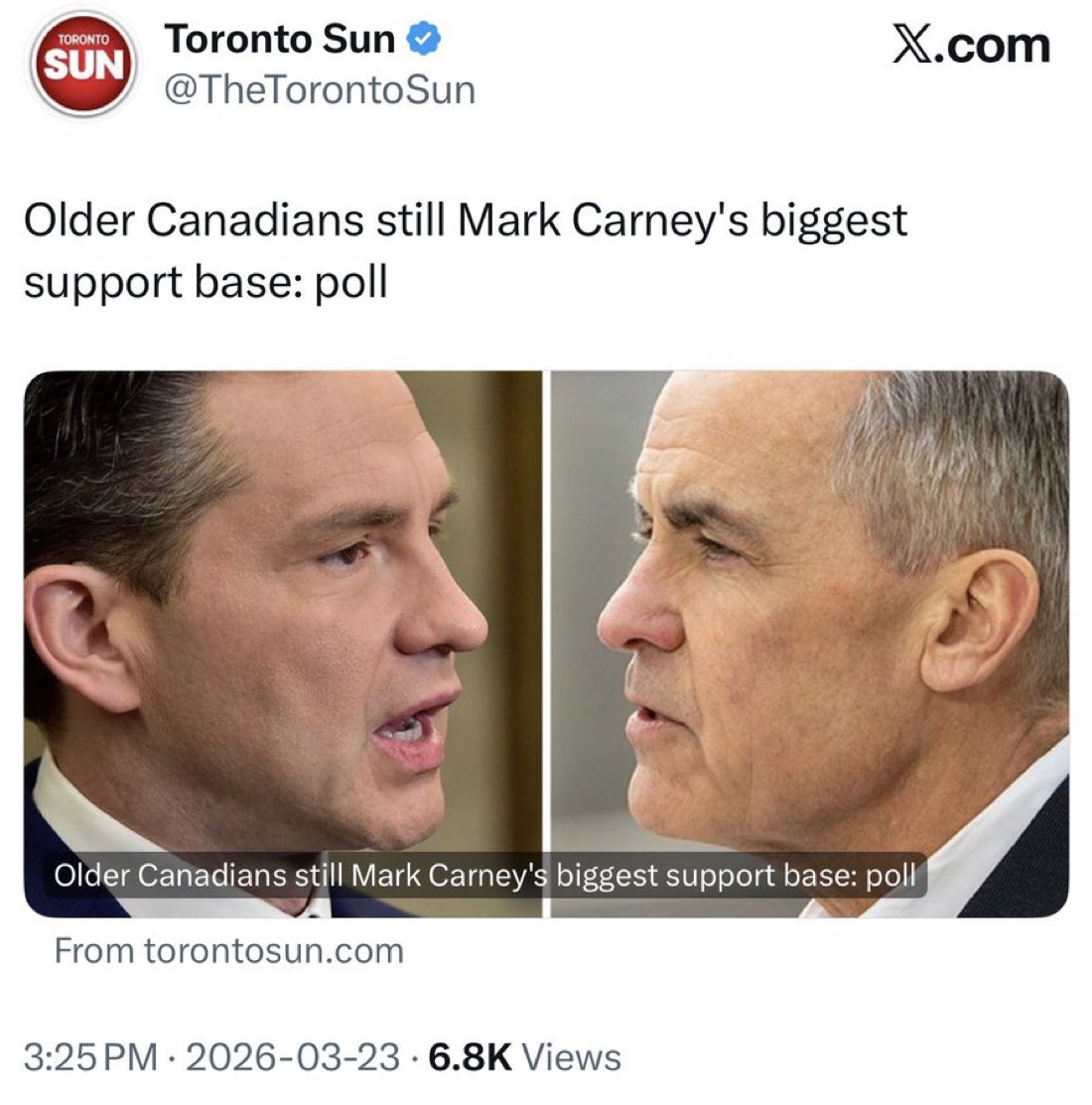 Concerned Canadian tweet media
