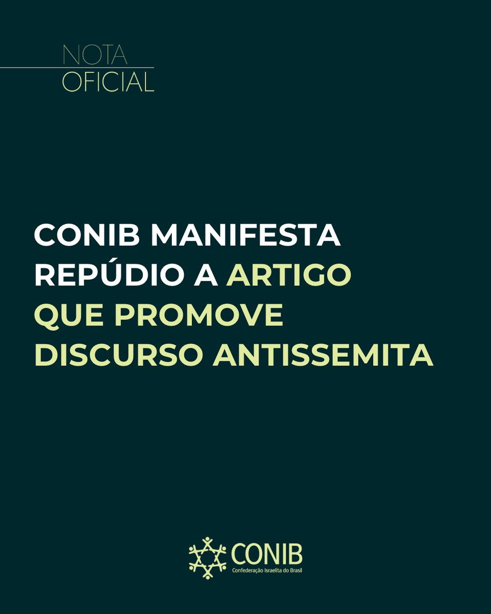 coniboficial's tweet photo. A Conib condena mais um abominável texto de Paulo Nogueira Batista Jr. publicado nas revistas Carta Capital, Fórum e DCM.+ https://t.co/nvSFezshEy