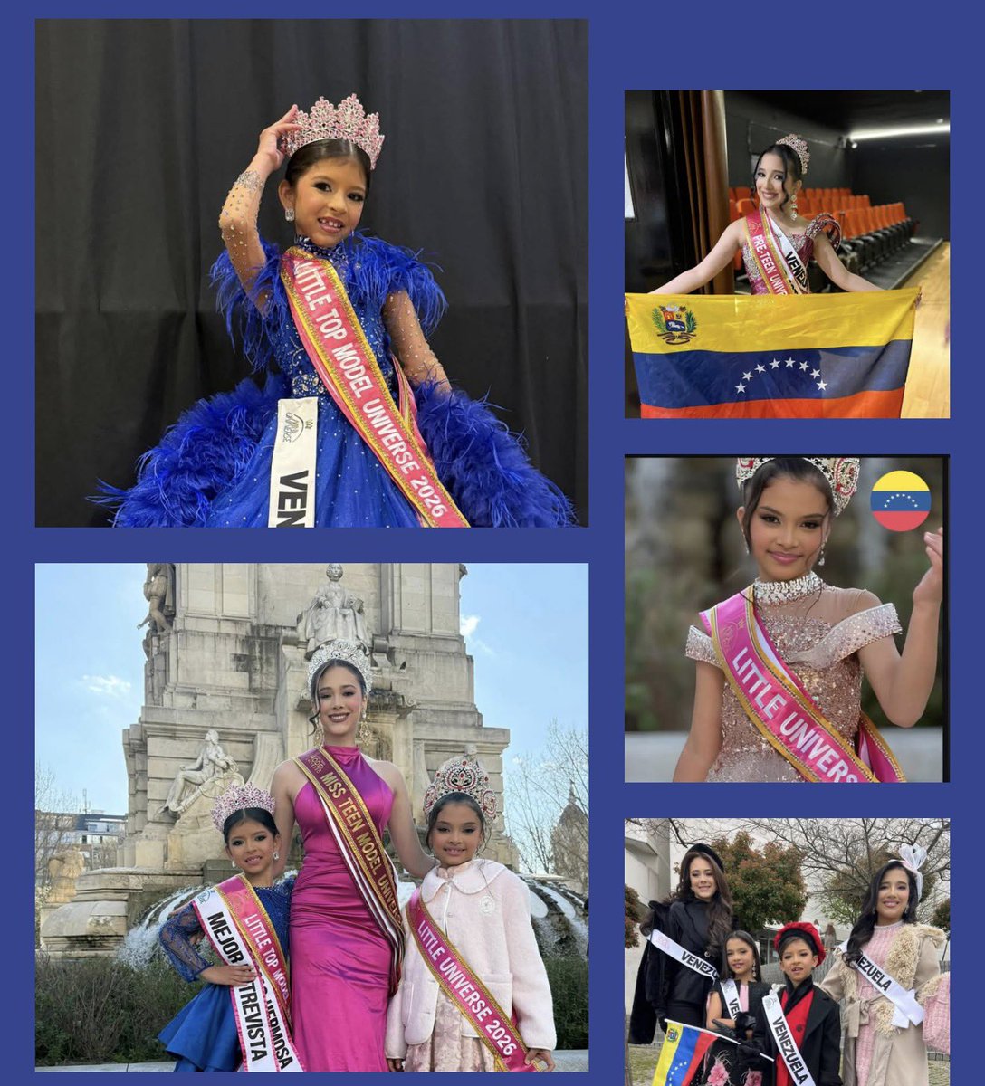 Pero como así que Venezuela ganó 4 coronas en el “Mini Universe” celebrado en España? Dios santo, hasta cuando ganamos?
