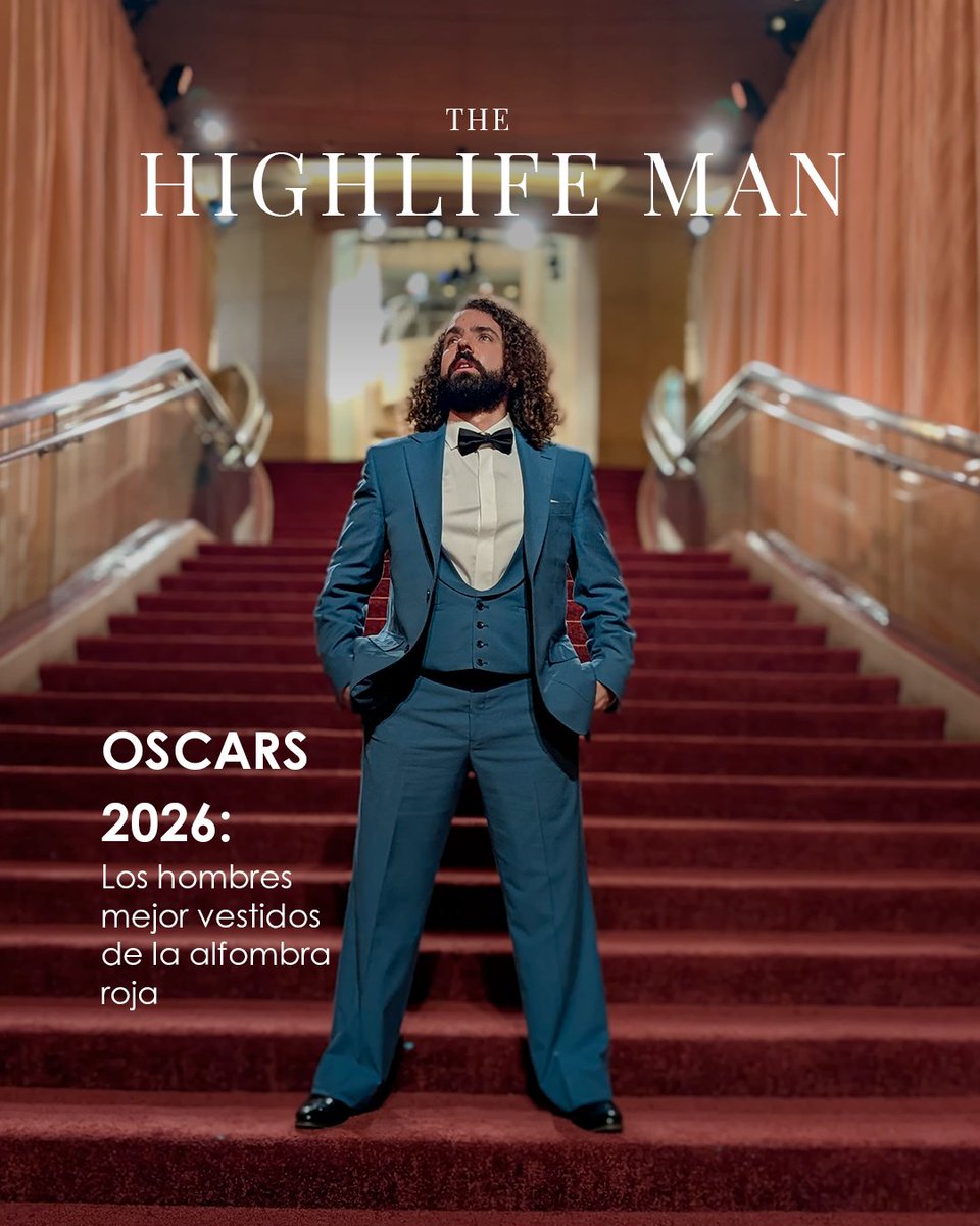 highlifemx's tweet image. A una semana de los #Oscars, recapitulamos los mejores looks masculinos. 

Conócelos en nuestra nota: blog.highlife.com.mx/oscars-2026-lo…

#looks #hombres #style