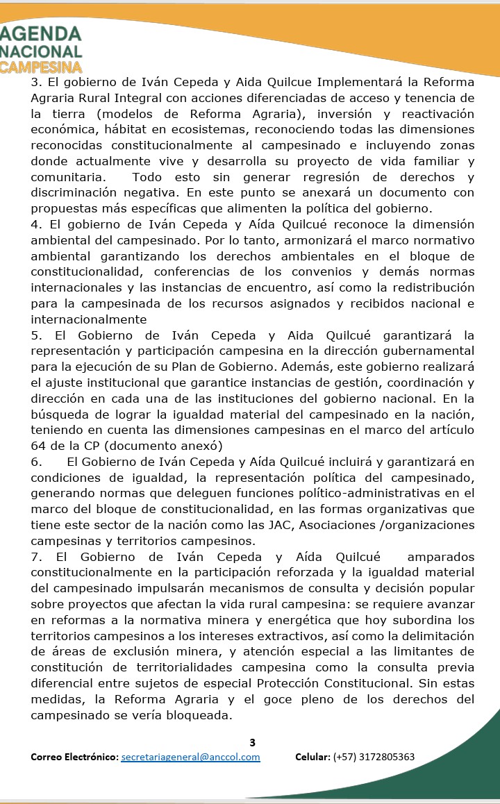 Agenda Nacional Campesina tweet media