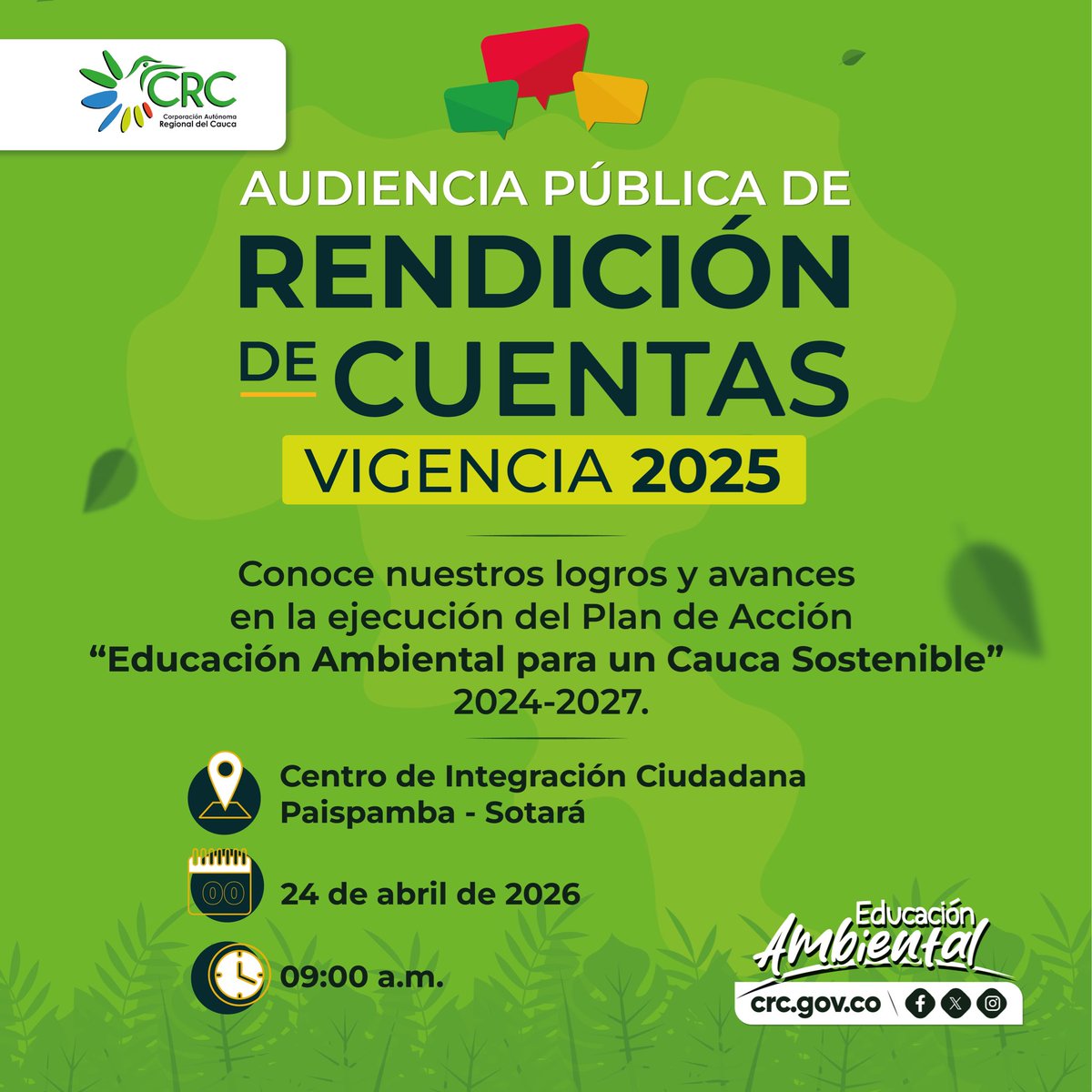 Corporación Autónoma Regional del Cauca CRC tweet media