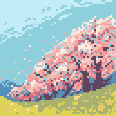 netroco's tweet photo. 桜🌸
#pixelart  #ドット絵 https://t.co/3Oxc8SHOAm