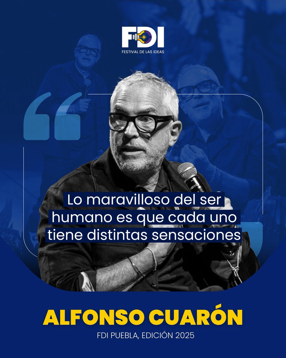 FDIdeas's tweet image. Tener una idea es el inicio; reflexionar sobre ella es el puente a la realidad. Como dijo Alfonso Cuarón, ponente de la edición 2025, la clave está en las sensaciones: ellas son las que humanizan cada proyecto. 🤩

#edición2025 #FDI #ideas