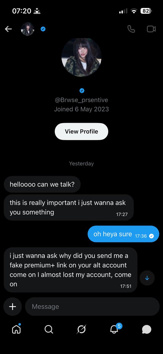 haerinlemonzest's tweet photo. Y'all there's a tricky scam going round. If y'all ever get a dm from an oomf saying smth similar to the image, IGNORE IT. They'll tell you to contact @Atty_RichardX which is a scammer account. 

Please stay safe out there oomfies, they've already got to some of you 💔 https://t.co/5nhOY6tQzg
