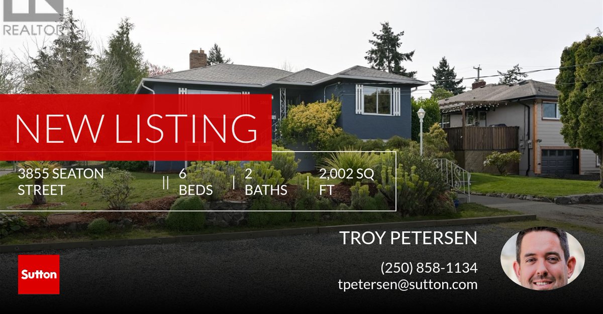 VicBCRealtor's tweet photo. 📍 New Listing 📍 Take a look at this fantastic new property that just hit the market located at 3855 Seaton Street in Saanich. Reach out here or at (250) 858-1134 for more information https://t.co/i51HLuKtVE https://t.co/C3mcZiZNMk