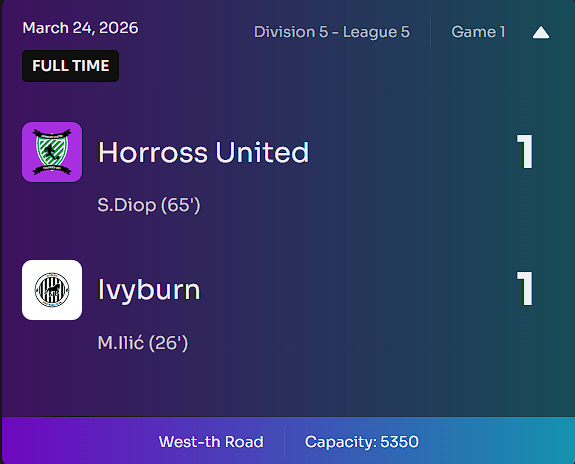 IvyburnFC's tweet photo. Day 108 🖤🤍
Solid start to the season ⚽
1-1 at the opener, not perfect, but a point on the board and a lot to build on. 💪🤍🖤
We keep pushing. This is just the beginning. 🔥
#Ivyburn #SeasonStart #Football #Division5 #KeepGoing https://t.co/nY9mJVN2gf