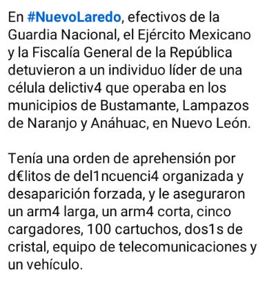 Jesús Rubén Peña tweet media