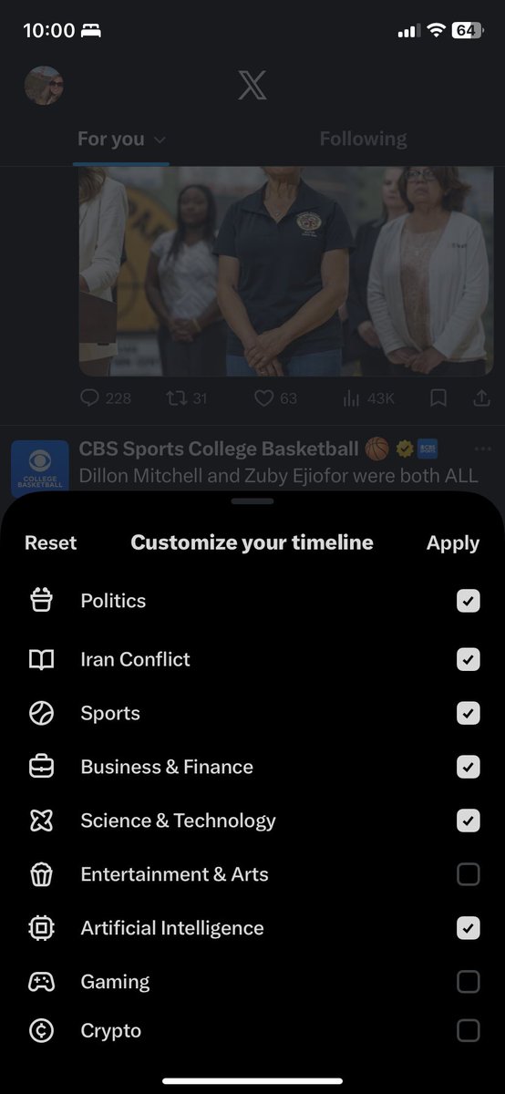 KimTaate's tweet photo. Thank you for all you do! Please please please fix the customizable “For You” feed so I don’t have to filter my feed every single time I check this platform 😭 and please bring back the chronological timeline… all I see are posts from between 5 and 23 hours ago. Between that and the constant AI slop it’s driving me (and others I’m sure) bonkers. Thank you! 🙏🏽