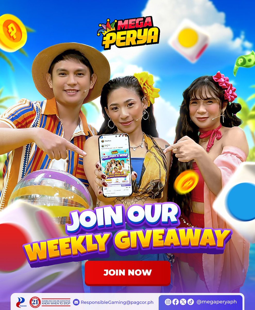 megaperyaph's tweet photo. Don't forget to join our WEEKLY GIVEAWAY and win Bonus Credits! ๐โจ
Play, post, and win with MegaPerya and be part of our week long event!๐ฅณ๐
#MegaPerya #WeeklyGiveaway #PlayPostWin https://t.co/7l9Qu7aBvz
