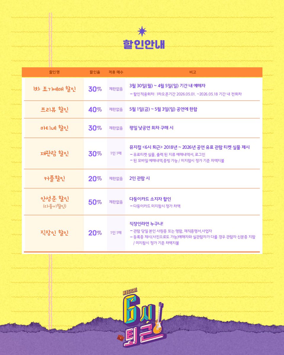 뮤지컬 ‘6시 퇴근’ tweet media