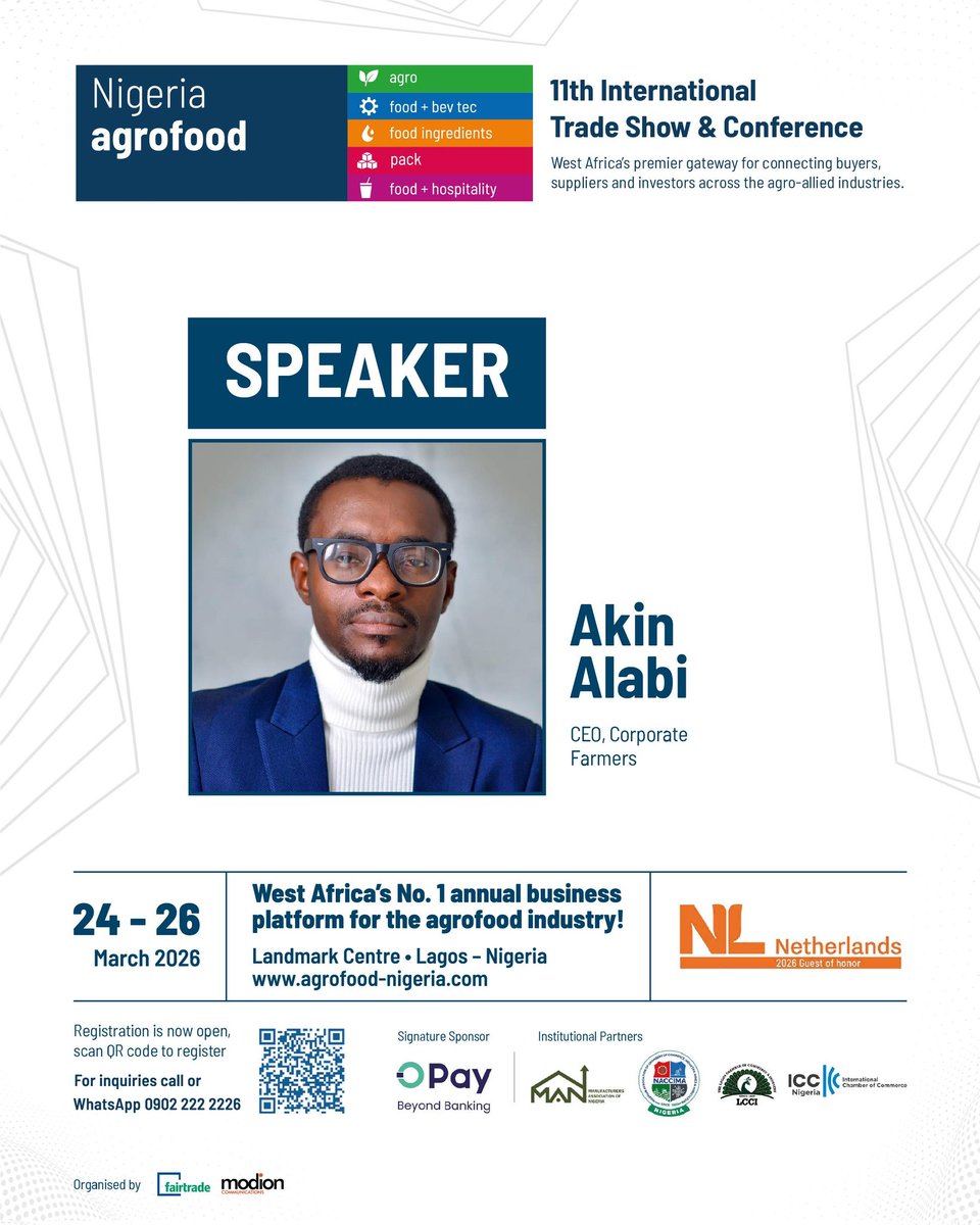Farmer Akin Alabi® tweet media