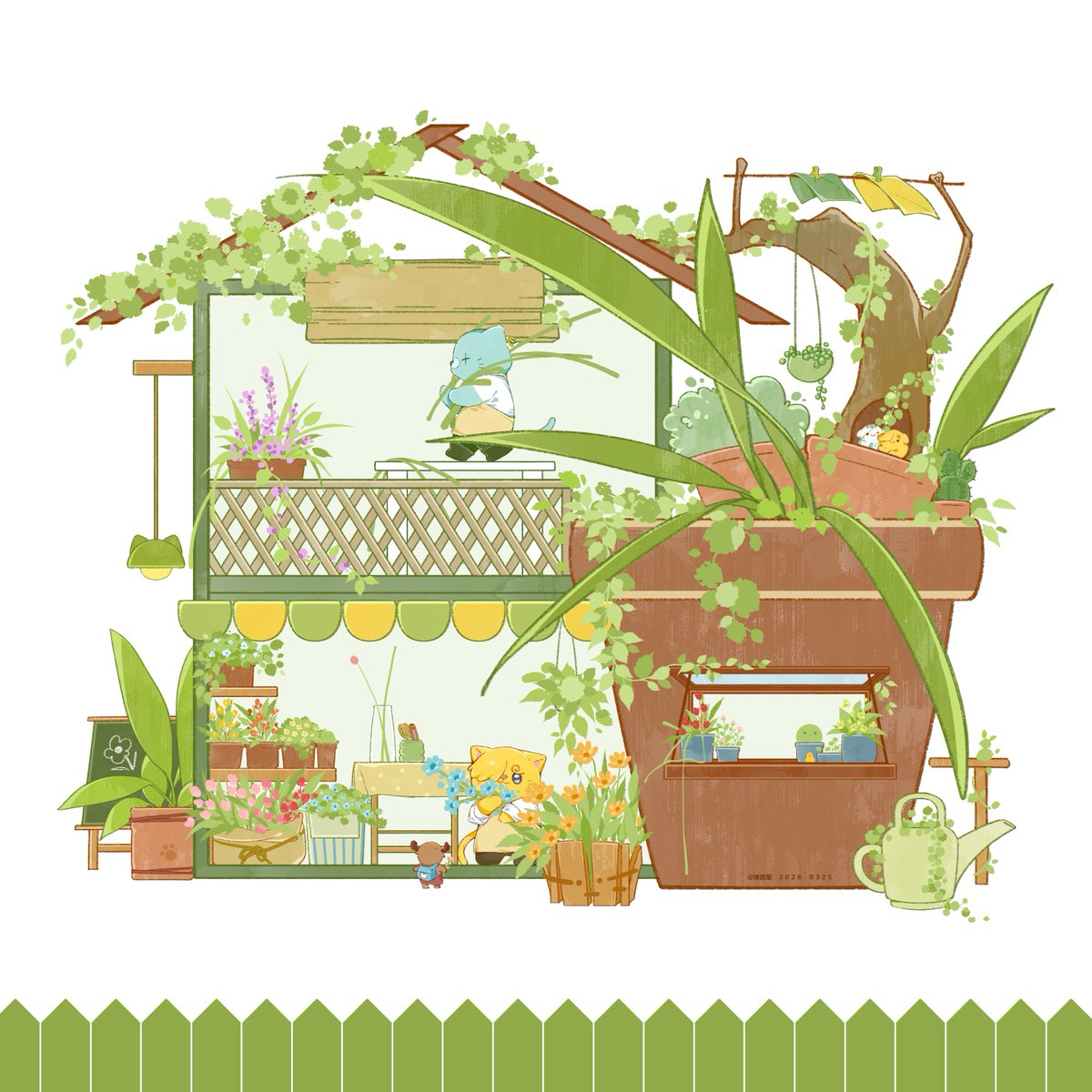 ☘️🌿🌱🟢🐾🟡 🌱🌿🌼