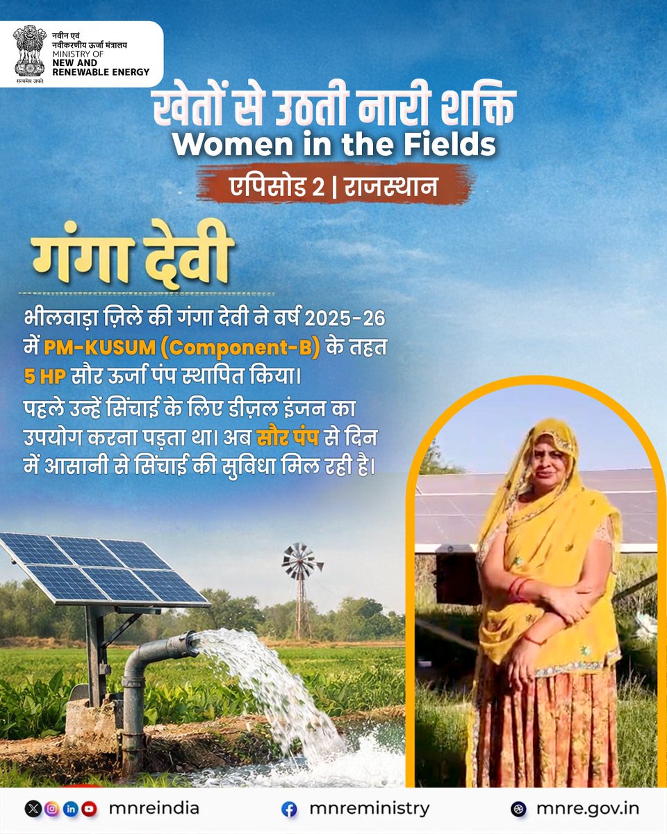 Ministry of New and Renewable Energy (MNRE) tweet media