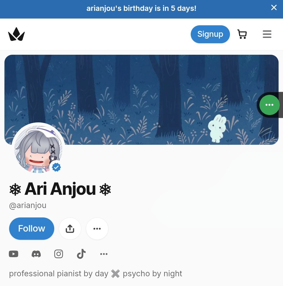 Ari Anjou ❄️🐰 VGLStage+ (28/03) 🤍 tweet media