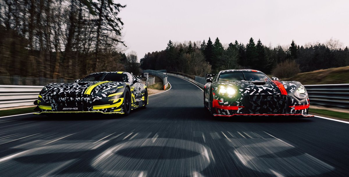 responsejp's tweet image. メルセデスAMG、GT3と「ブラックシリーズ」次期型を開発中…プロトタイプの写真を公開
response.jp/article/2026/0…

#新型車 #MG #メルセデスAMG #メルセデスベンツ