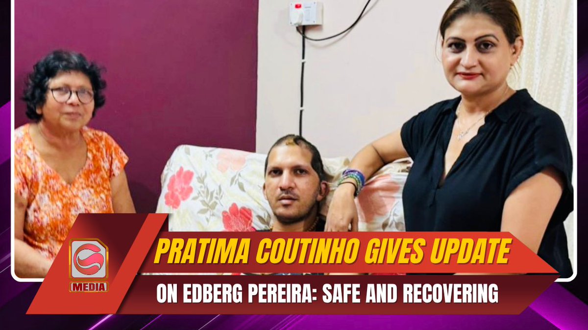 goemkarponnlive's tweet photo. https://t.co/8m69Y0Rmlz
Adv Pratima Coutinho Gives Update on Edberg Pereira: Safe and Recovering
#GoaNews #EdbergPereira #PratimaCoutinho #RecoveryUpdate #GoaCommunity #BreakingNews #HealthUpdate https://t.co/BhI9Tbh7T1