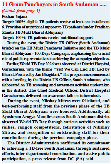 Rural Development and Panchayat, A & N Islands tweet media