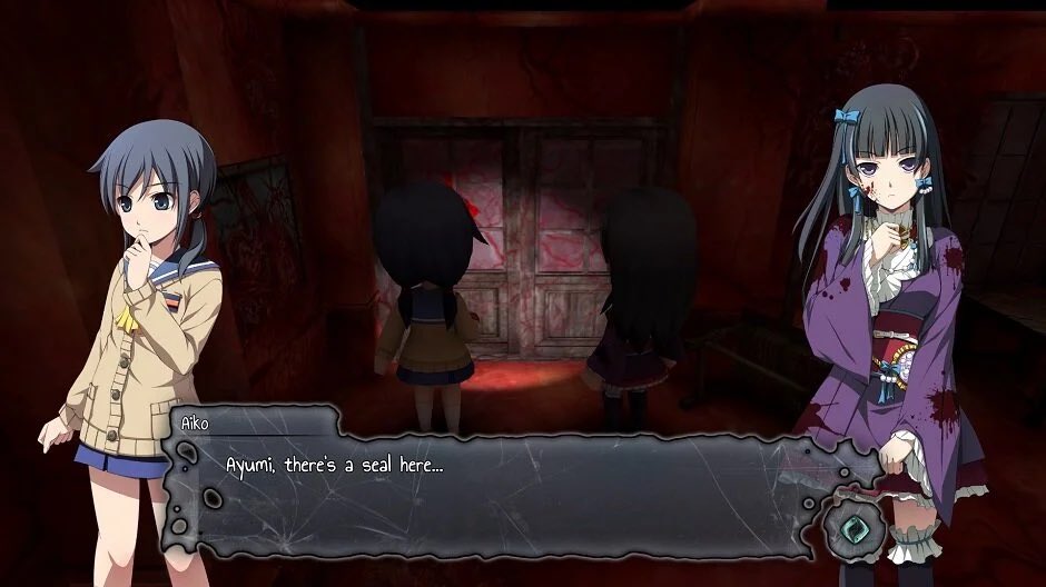 copaoutofcontex's tweet photo. Noticed something while playing silent hill 4 . Lowkey very similar - bvee 
#corpseparty https://t.co/nRsFg3bNwe